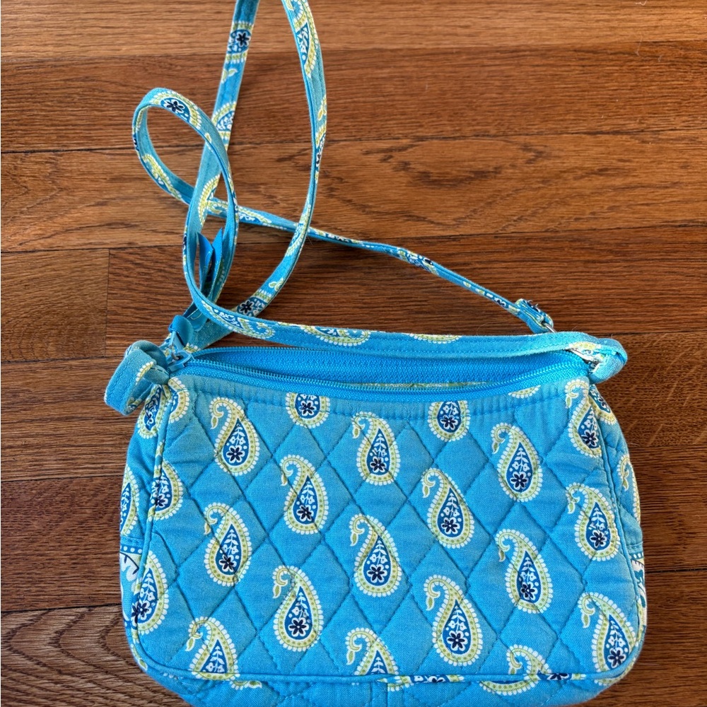 Blue Vera Bradley Mini Bag